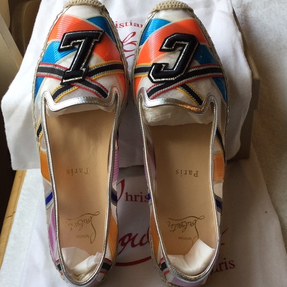 CHRISTIAN LOUBOUTIN IVY ESPAFUN FLATS GORGEOUS🌈🌈 - Picture 6 of 8